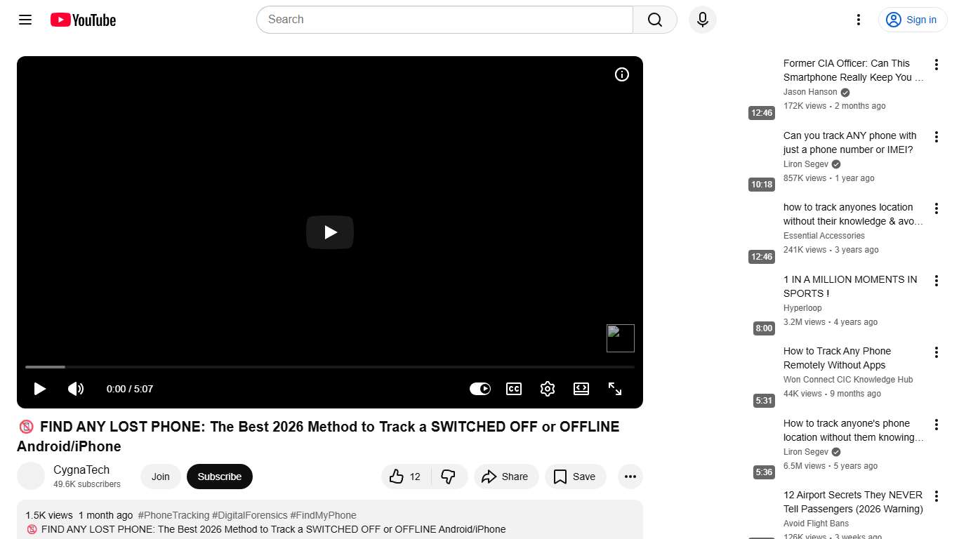 📵 FIND ANY LOST PHONE: The Best 2026 Method to Track a SWITCHED OFF or OFFLINE Android/iPhone - YouTube